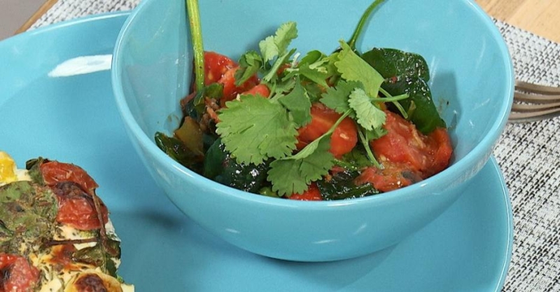 Салат из пряных овощей