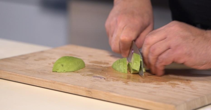 Овощной салат с луковой заправкой