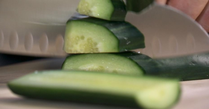 Овощной салат с луковой заправкой