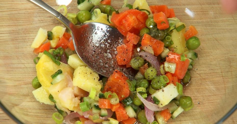 Винегрет с неркой