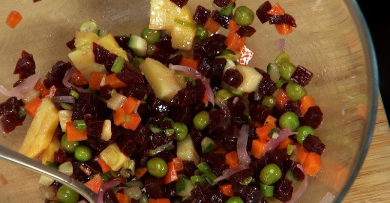 Винегрет с неркой