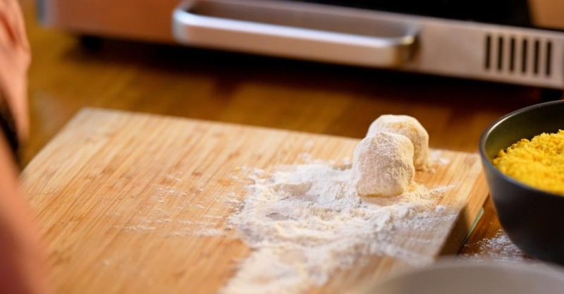 Картофельные шарики с сыром