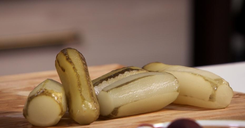 Икра из солёных огурцов