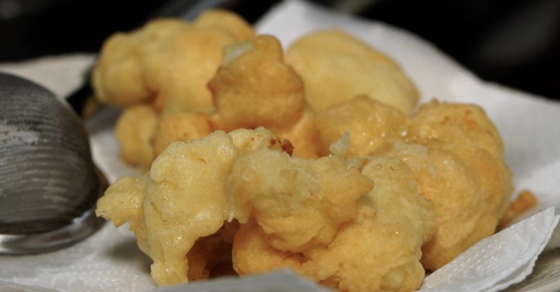 Цветная капуста в сырном кляре