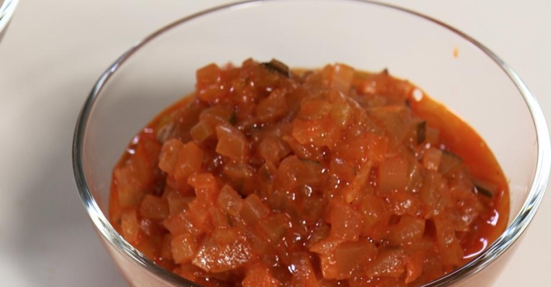 Икра из солёных огурцов