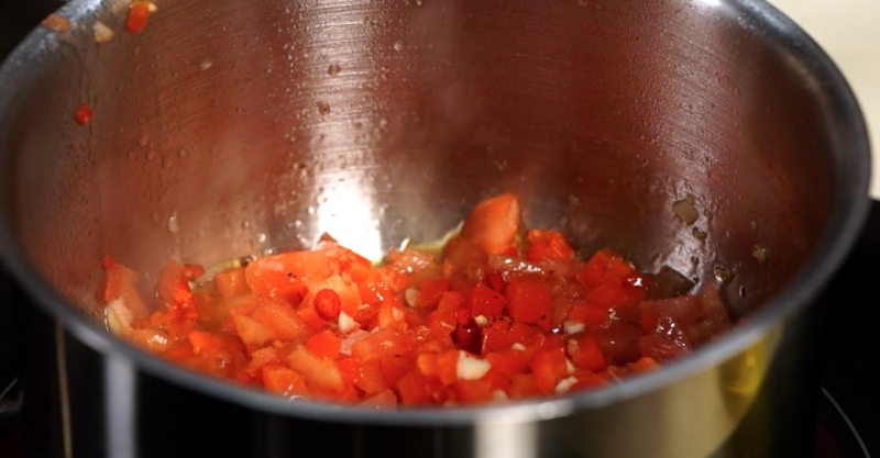 Заалюк (икра из баклажана с помидорами по-мароккански)