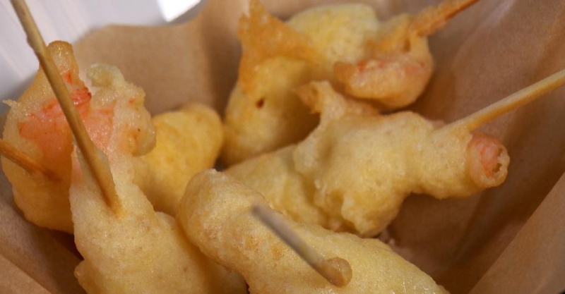 Креветки в пивном кляре