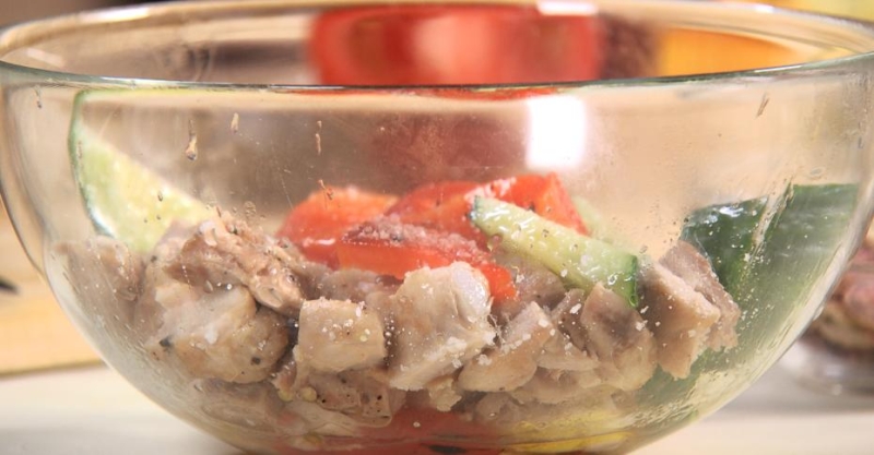 Версия салата по-шопски