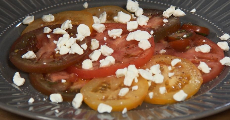 Рулеты из цукини и карпаччо