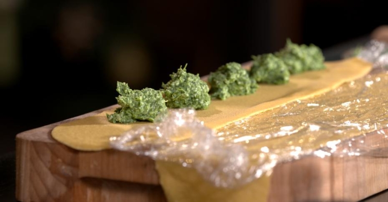 Пансотти со шпинатом и рикоттой