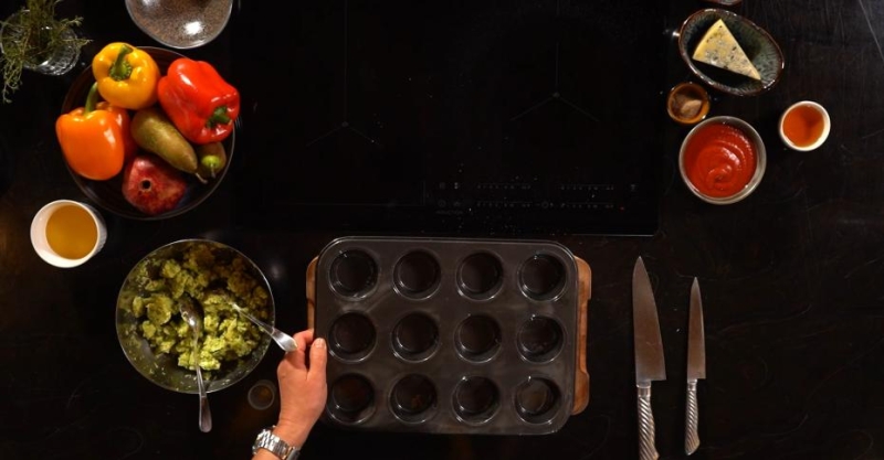 Тортини из брокколи с купатами