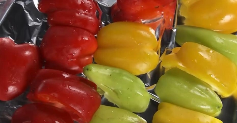 Закуска из запечённого перца