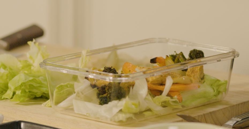 Салат из запечённых овощей