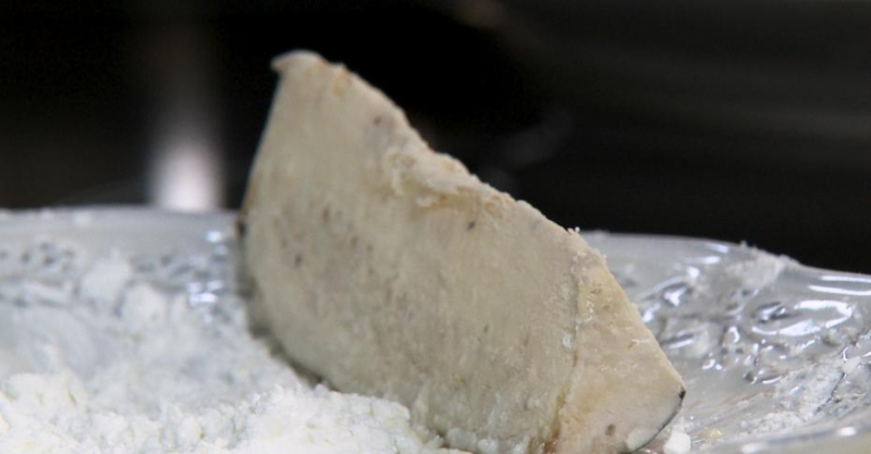 Хрустящие баклажаны с дзадзики и терияки