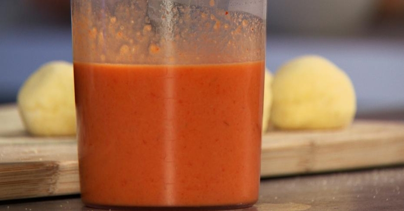 Закуска с креветками