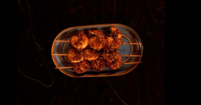 Шашлычки из креветок