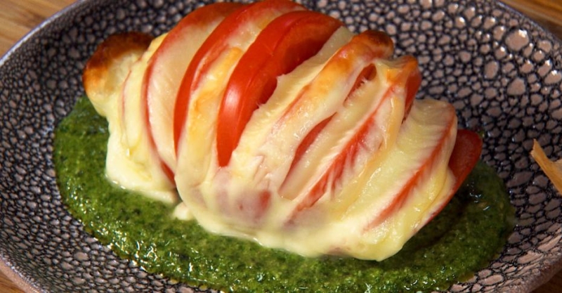 Версия салата капрезе