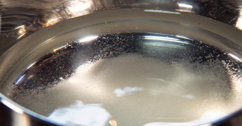 Жареный адыгейский сыр с томатным вареньем