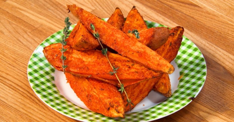 Батат по-деревенски