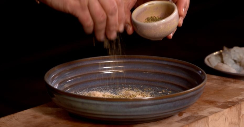 Шашлычки из креветок