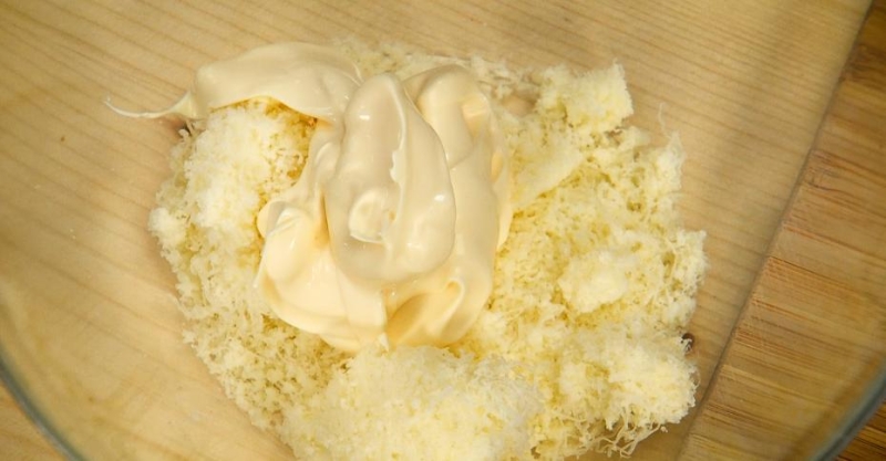Закуска с морским гребешком