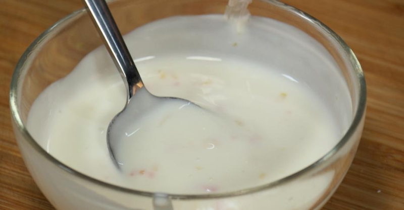 Запечённый батат с йогуртовым соусом