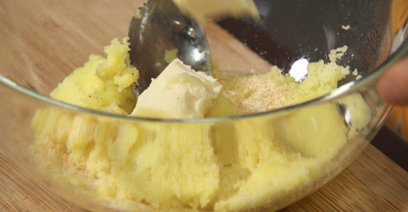 Сморреброд с картофелем и грибами